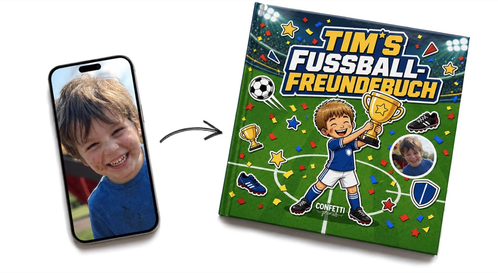 So wird dein Fußball-Buch gemacht
