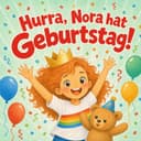 Personalisiertes Kinderbuch „Hurra, Geburtstag!“