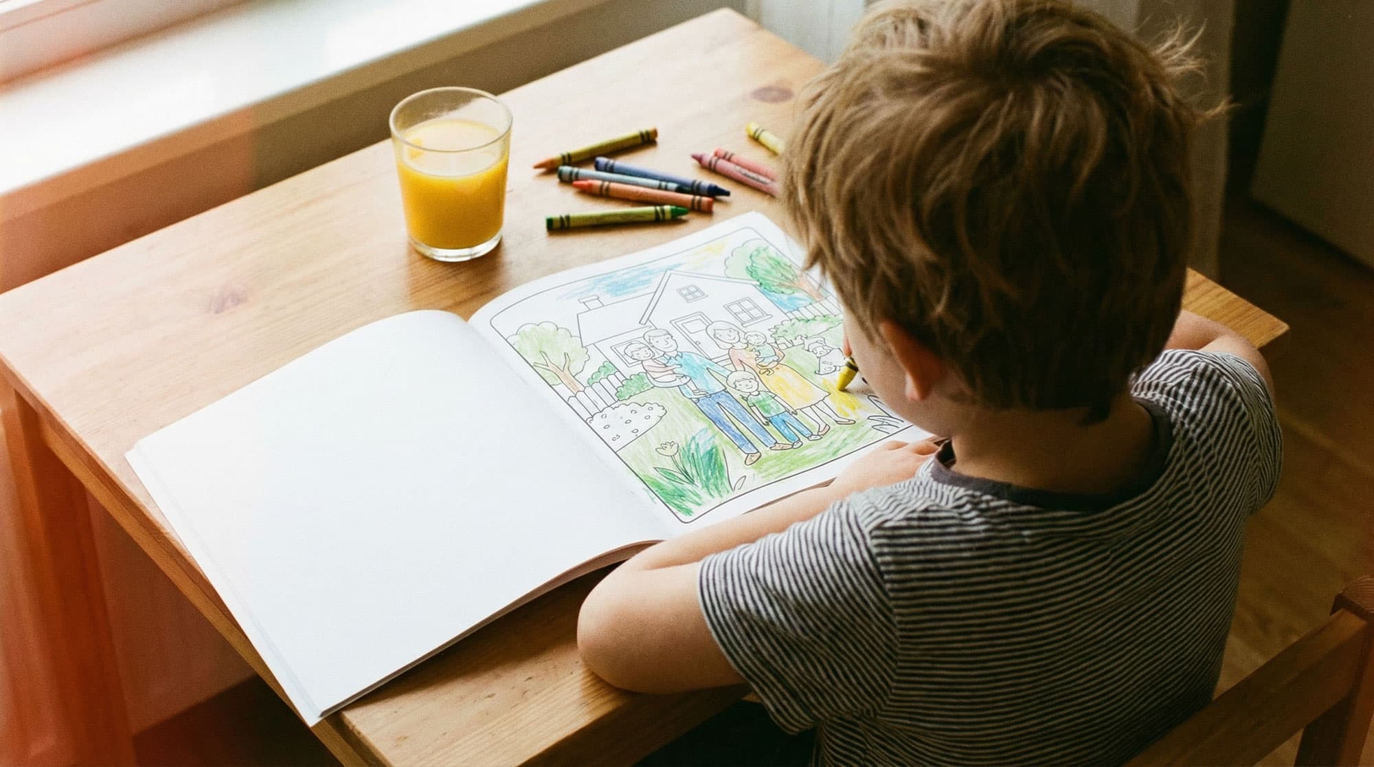 Ausmalbuch mit personalisierten Malvorlagen aus eigenen Fotos