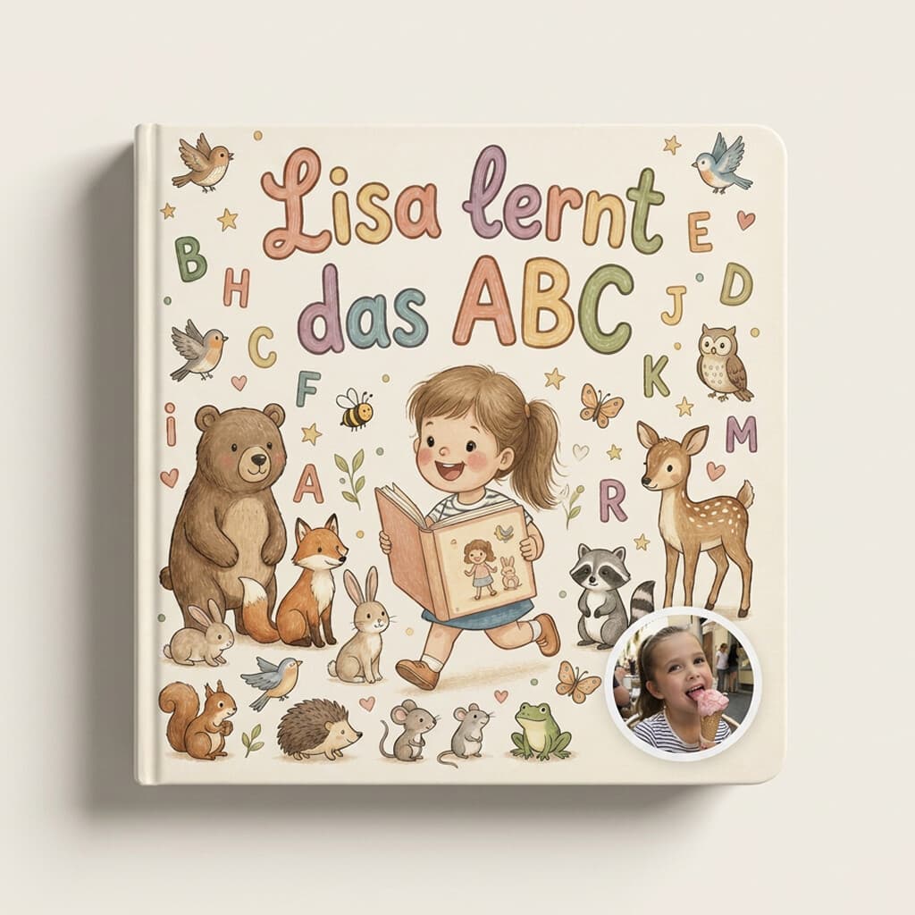 Personalisiertes ABC-Buch mit Tieren