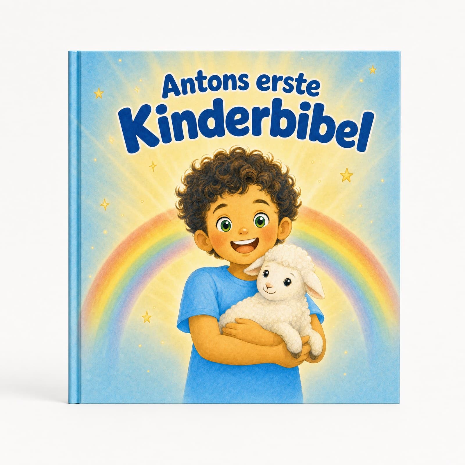 Personalisierte Kinderbibel mit deinem Kind auf dem Cover
