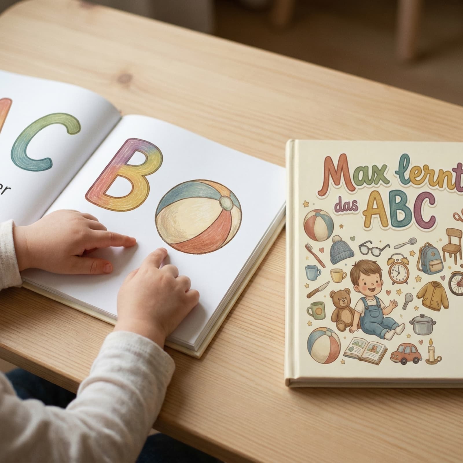26 liebevolle Buchstaben-Seiten