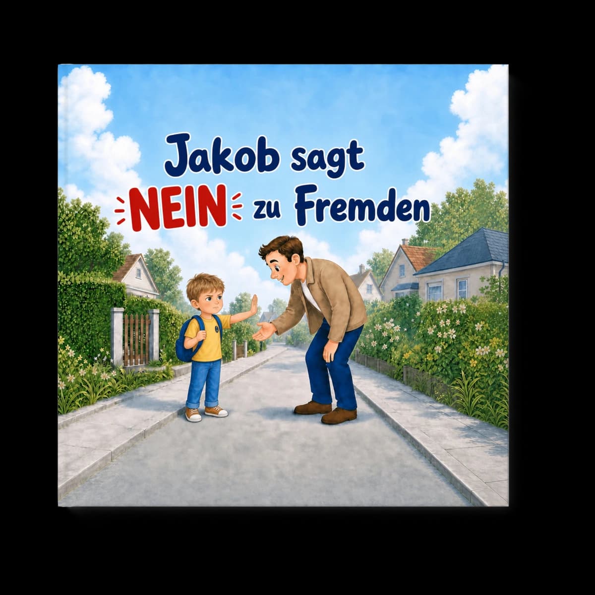 Personalisiertes Kinderbuch „Nein zu Fremden“