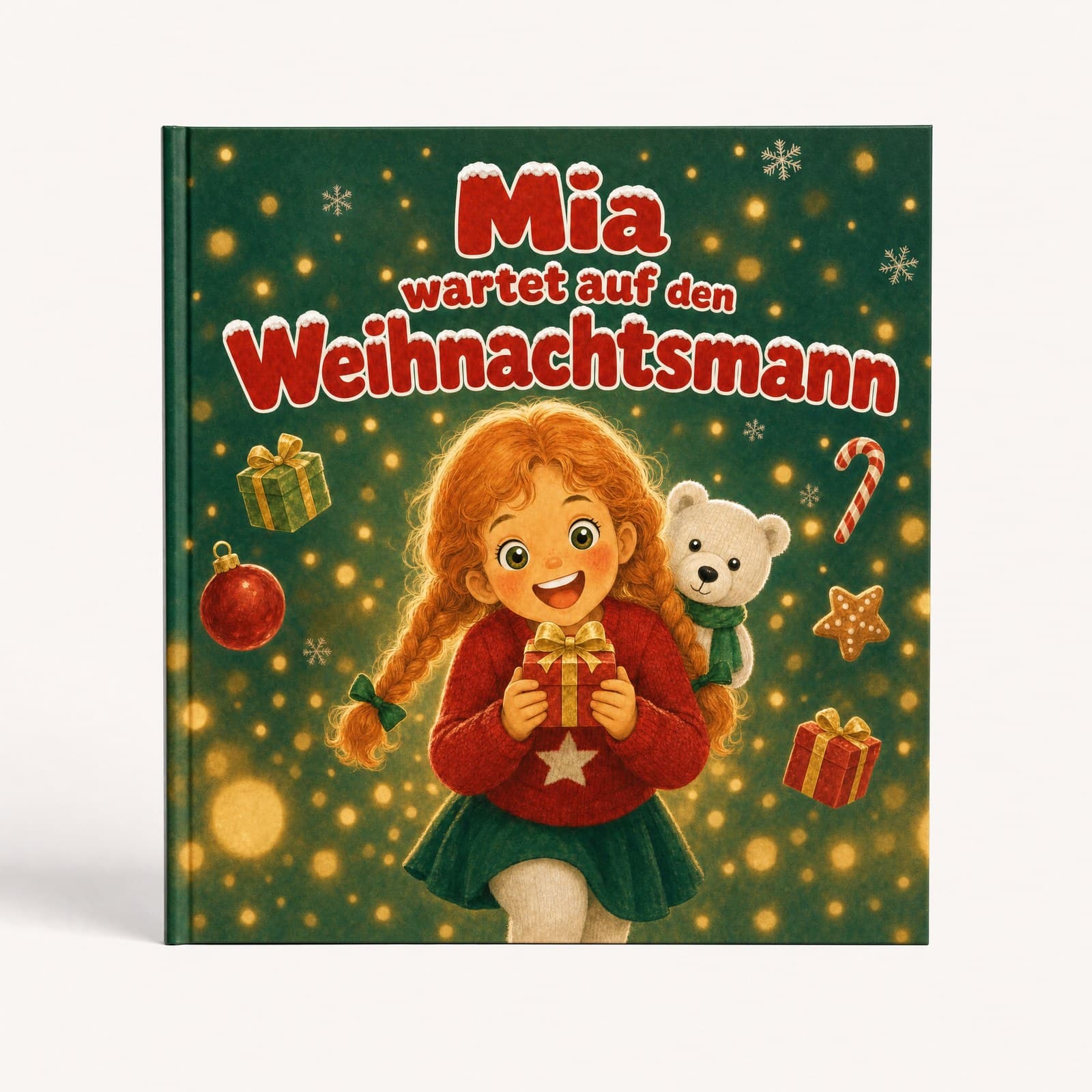 Personalisiertes Weihnachtsbuch — Warten auf den Weihnachtsmann