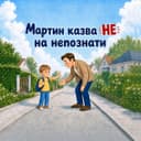 Персонализирана детска книга „Не на непознати“