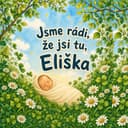Personalizovaná kniha k narození — Je krásné, že jsi tu