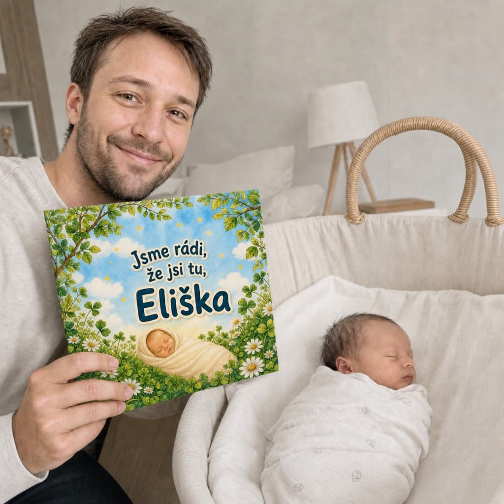 Dítě drží svou knihu