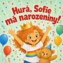 Personalizovaná dětská kniha „Hurá, narozeniny!“