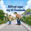Personlig børnebog “Nej til fremmede”