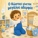 Προσωποποιημένο παιδικό βιβλίο «Μεγάλος αδερφός / Μεγάλη αδερφή»