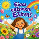 Προσωποποιημένο παιδικό βιβλίο «Είσαι υπέροχο παιδί»