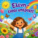 Προσωποποιημένο παιδικό βιβλίο «Είσαι υπέροχο παιδί»