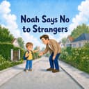 Personalised children’s book “Saying No to Strangers”