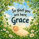 Personalised new baby book — So Glad You’re Here