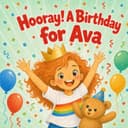 Personalised children’s book “Hooray, a Birthday!”