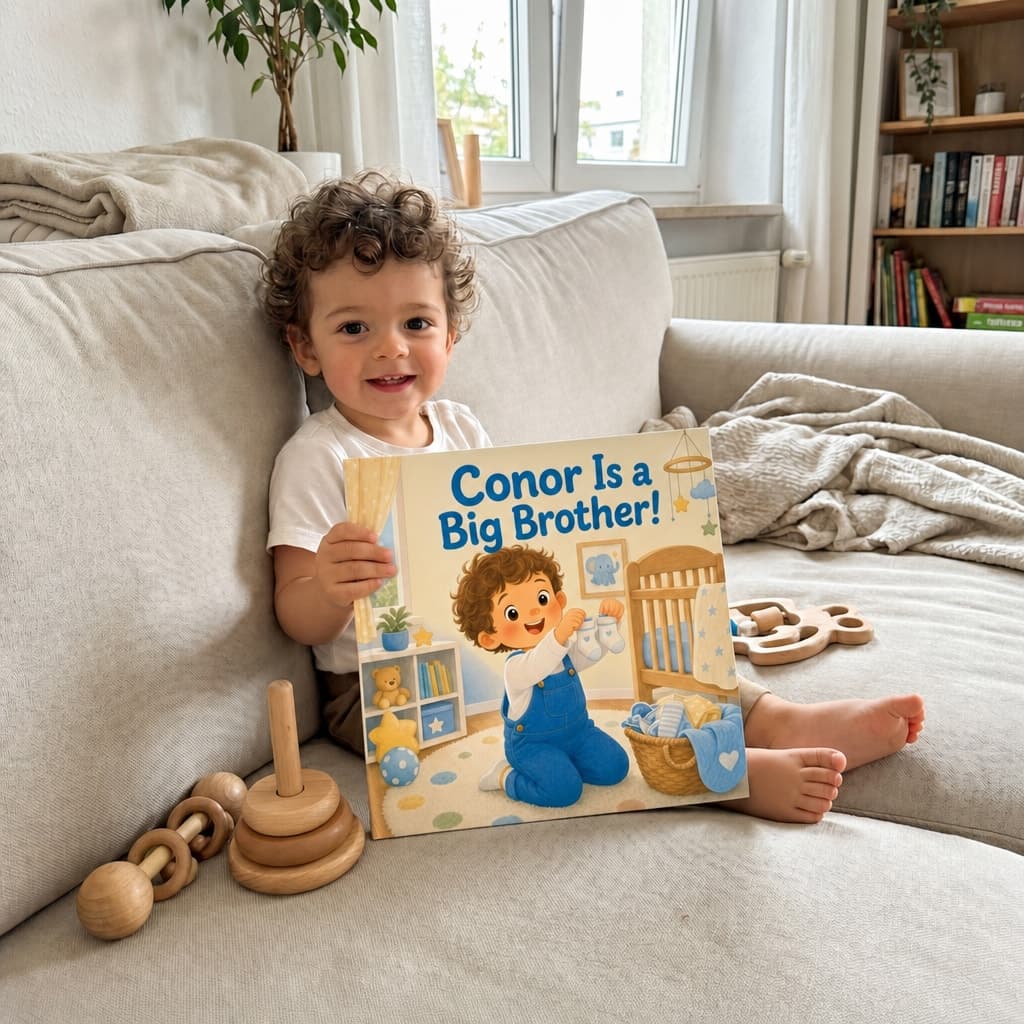 Child reading their personal book