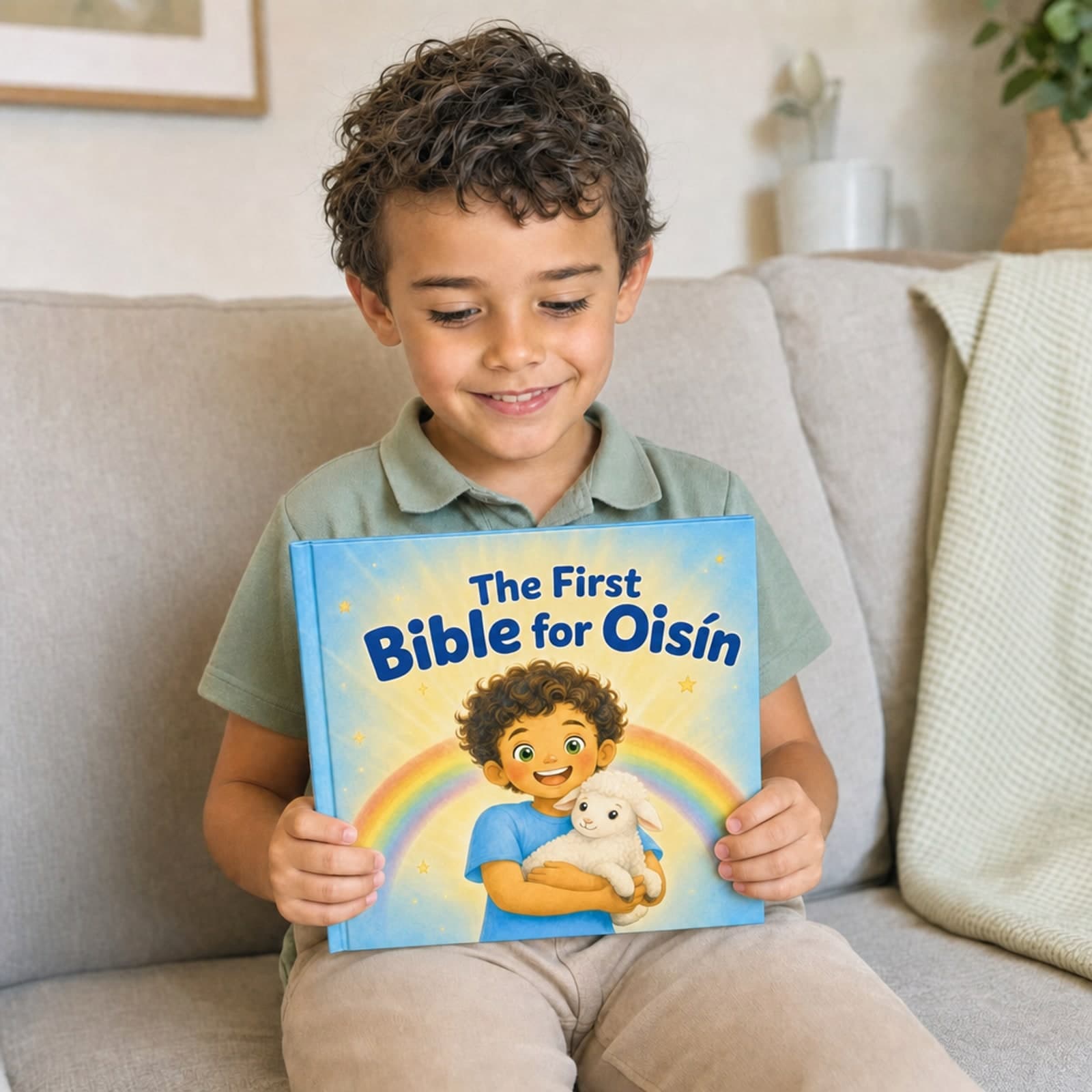 Child reading their personal book