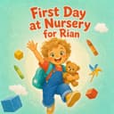 Personalised children’s book about the first day at nursery