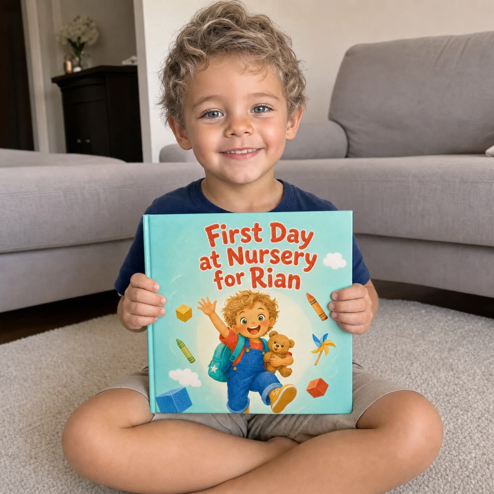 Your child on the cover