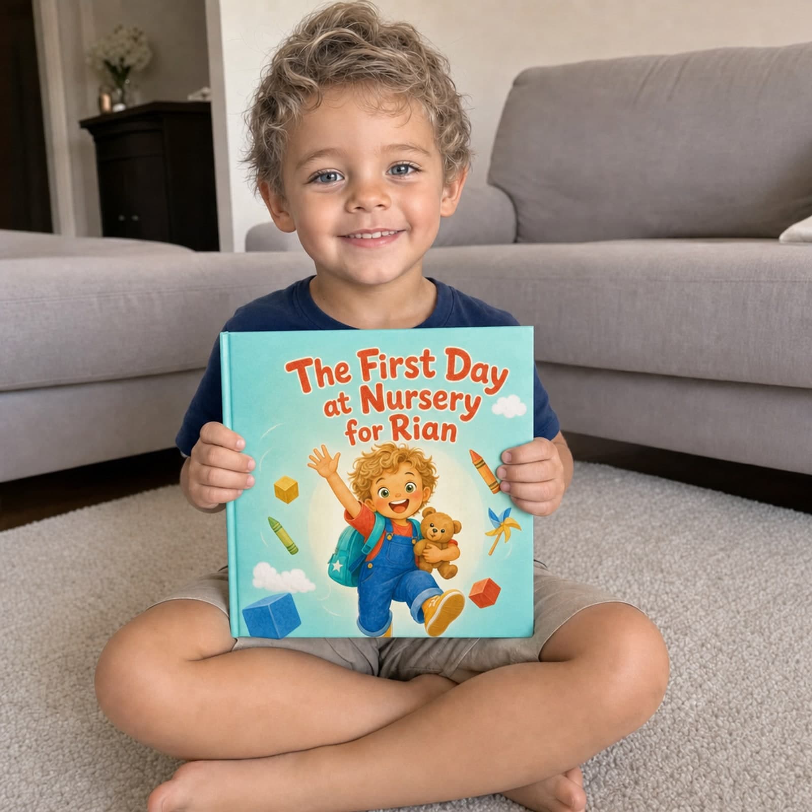 Your child on the cover