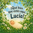 Libro de nacimiento personalizado «Qué bien que estés aquí»