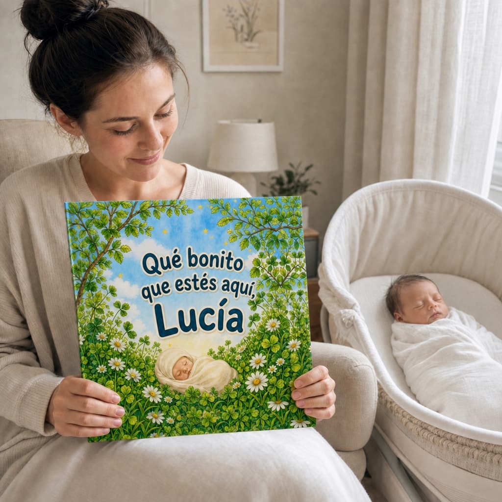 Niño leyendo su libro personalizado