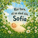 Personaliseeritud sünniraamat – Tore, et sa oled siin
