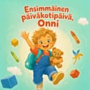 Personoitu lastenkirja ensimmäisestä päiväkotipäivästä