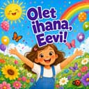 Personoitu lastenkirja ”Olet ihana”