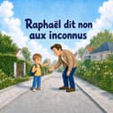 Livre pour enfants personnalisé « Non aux inconnus »