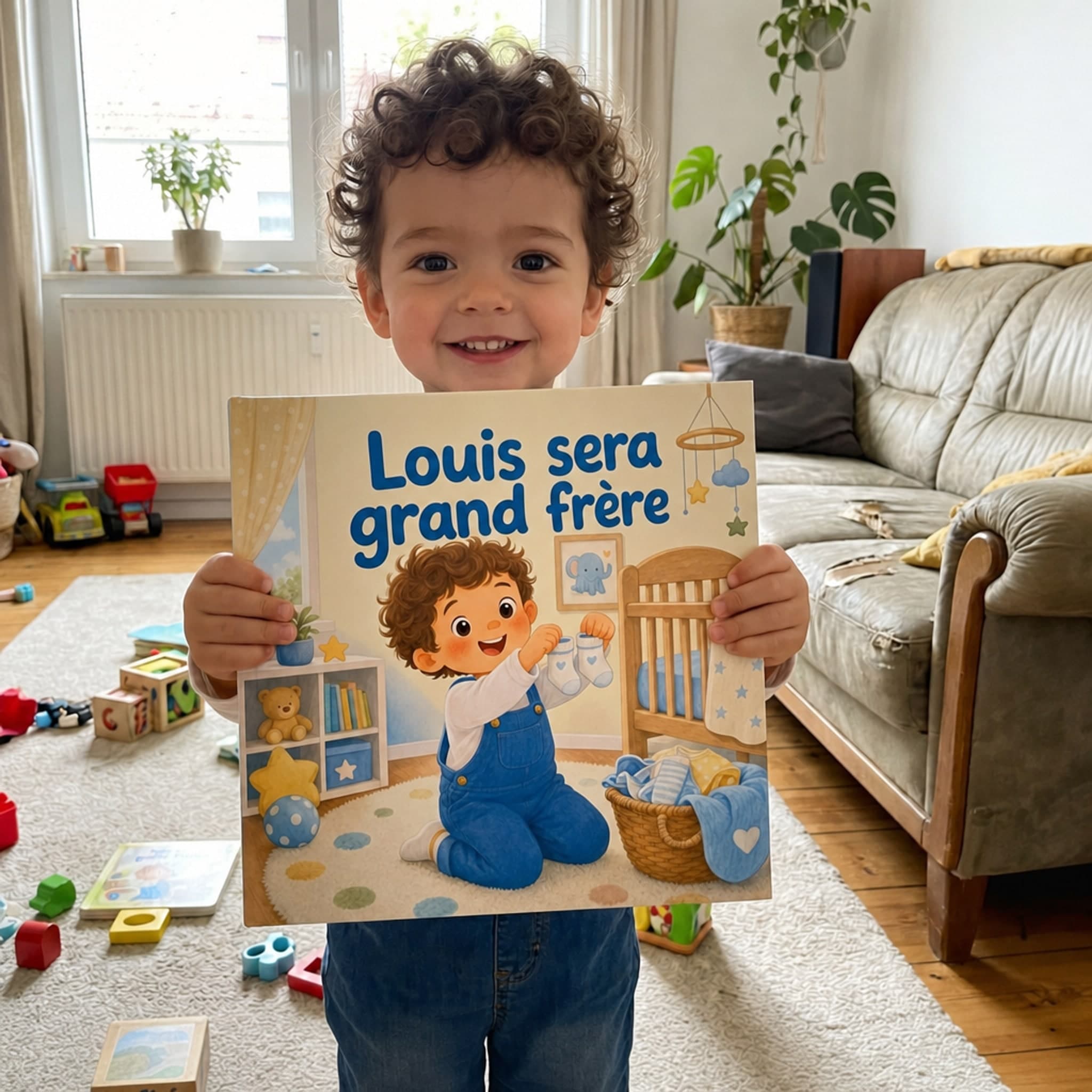 Enfant tenant son livre