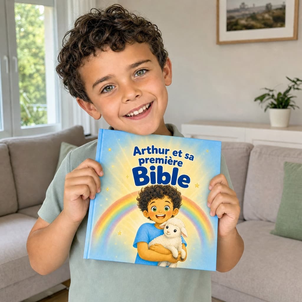 Enfant tenant son livre