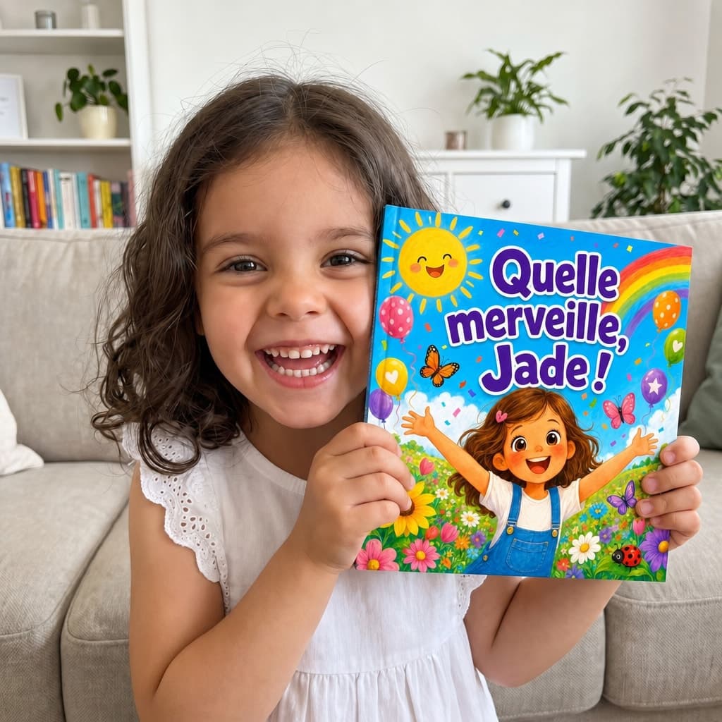 Enfant tenant son livre