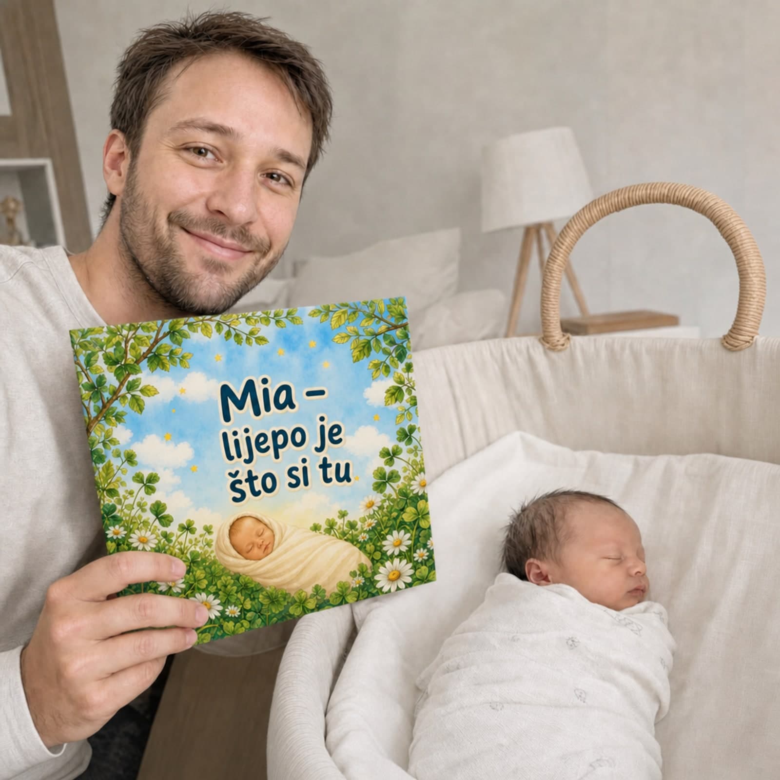 Dijete drži svoju knjigu