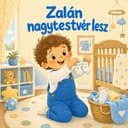 Névre szóló gyerekkönyv – „Nagytestvér leszek”
