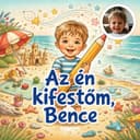 Névre szóló kifestőkönyv saját fényképekből