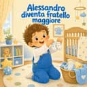 Libro per bambini personalizzato «Fratello maggiore / Sorella maggiore»