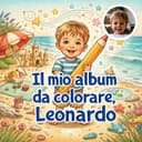 Album da colorare personalizzato realizzato con le sue foto