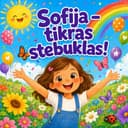 Personalizuota vaikiška knyga „Tu esi stebuklas“
