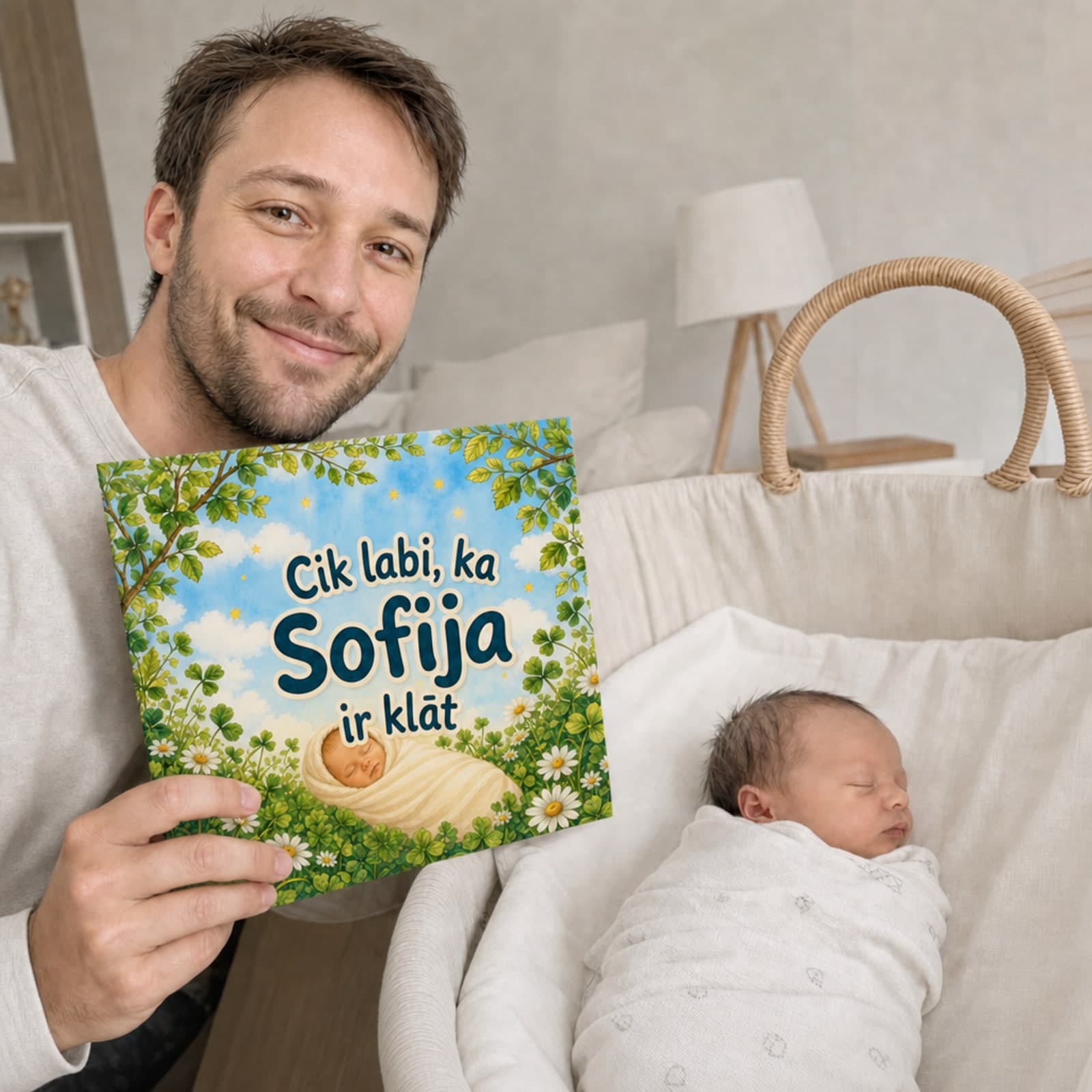 Bērns tur savu grāmatu