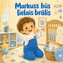 Personalizēta bērnu grāmata „Lielais brālis / lielā māsa“