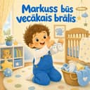 Personalizēta bērnu grāmata „Vecākais brālis / vecākā māsa“