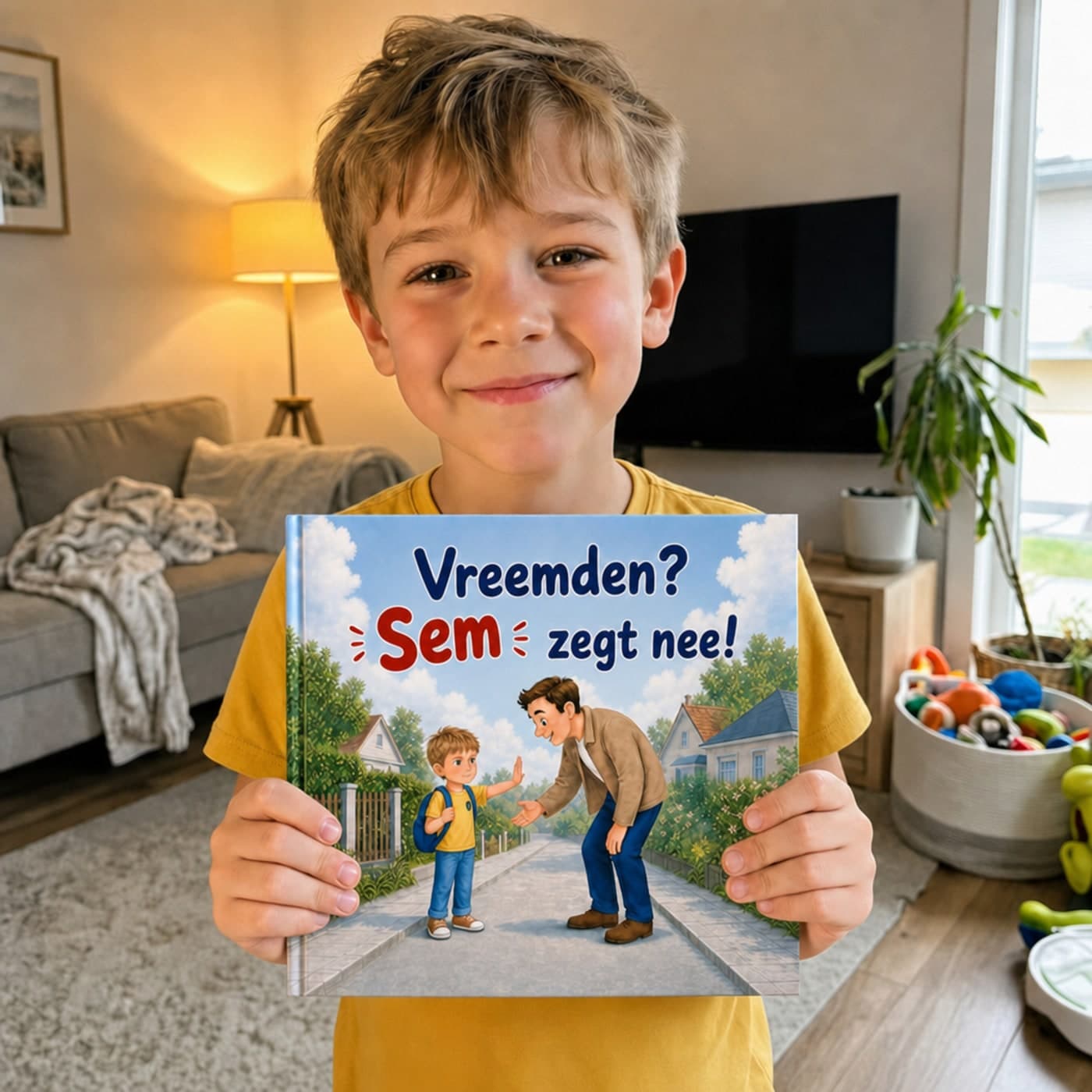 Uw kind op de omslag