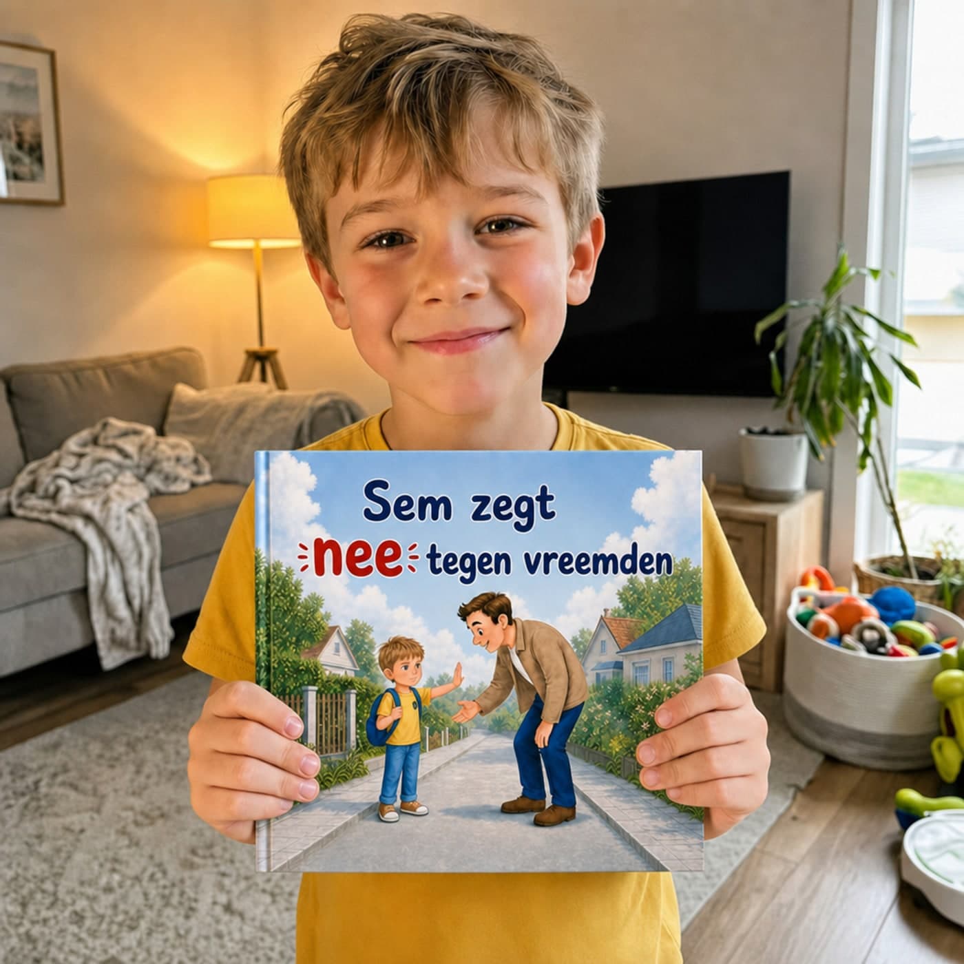 Uw kind op de omslag