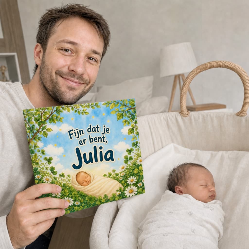 Kind houdt zijn boek vast