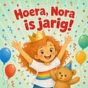 Gepersonaliseerd kinderboek “Hoera, jarig!”