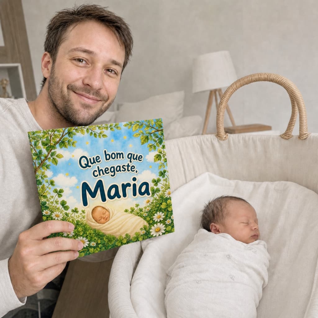 Criança com o seu livro nas mãos