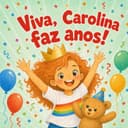 Livro infantil personalizado «Viva, dia de anos!»