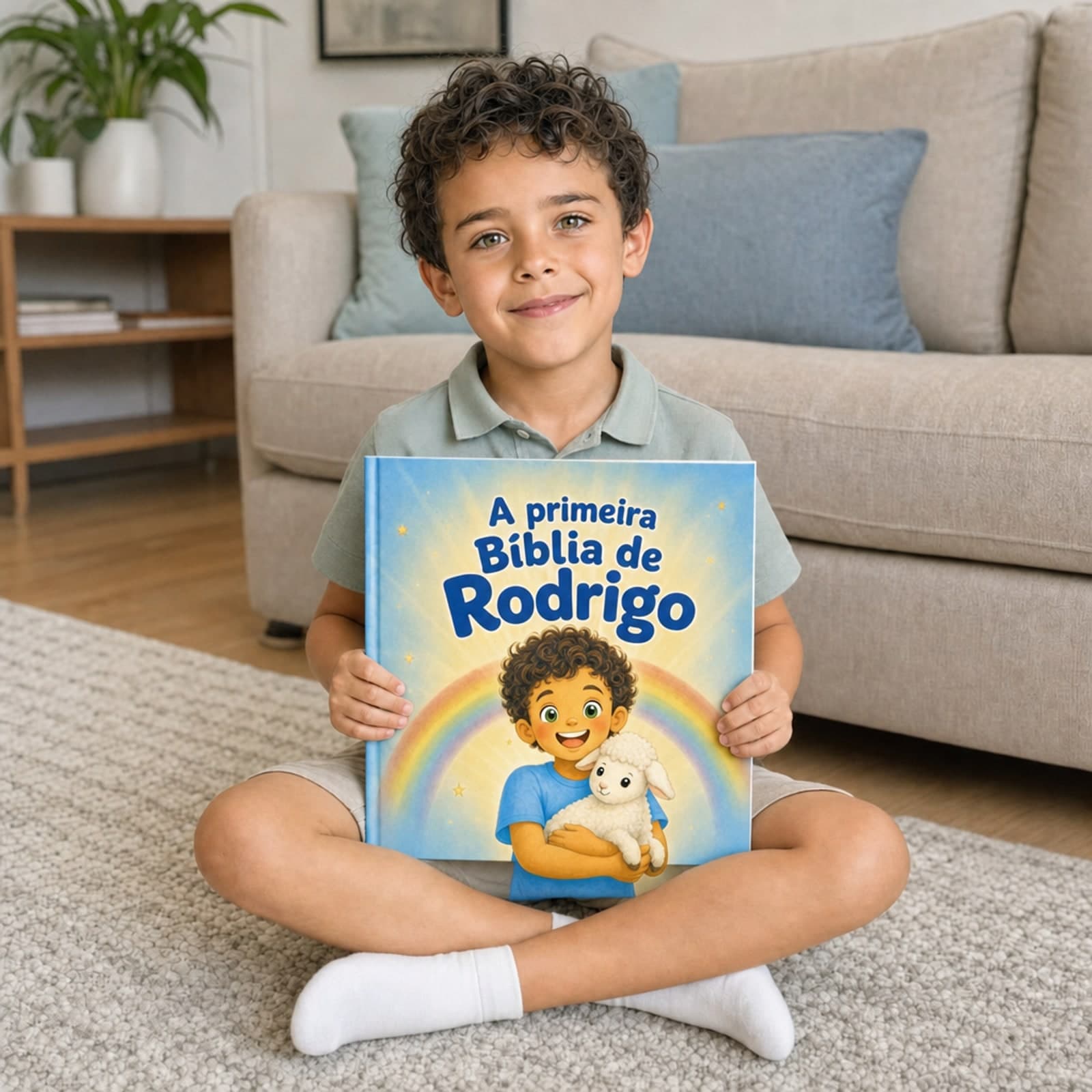 O seu filho na capa