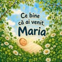 Carte personalizată pentru nou-născuți — Ce bine că ești aici